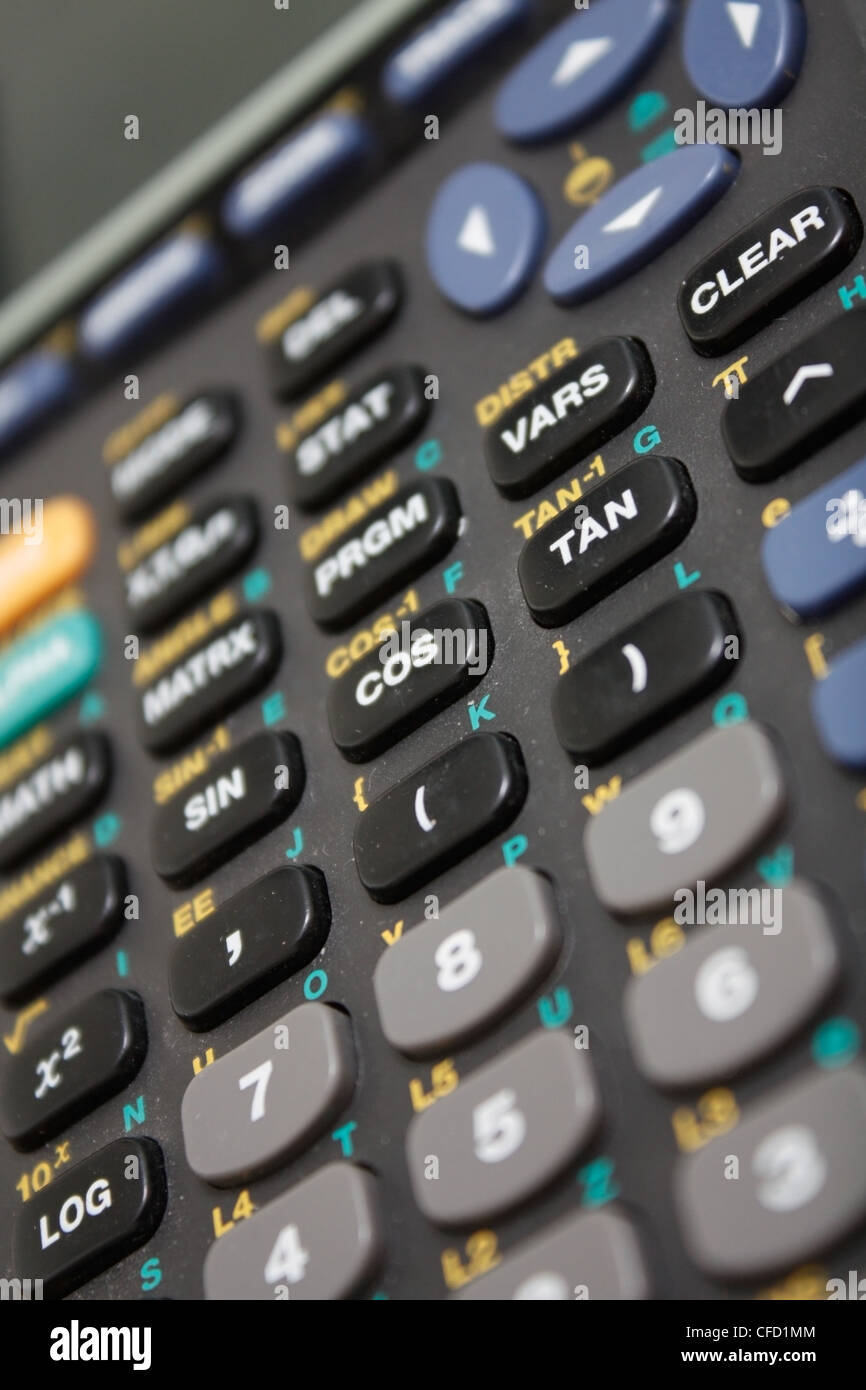 Scientific calculator black hi-res stock photography and images - Alamy