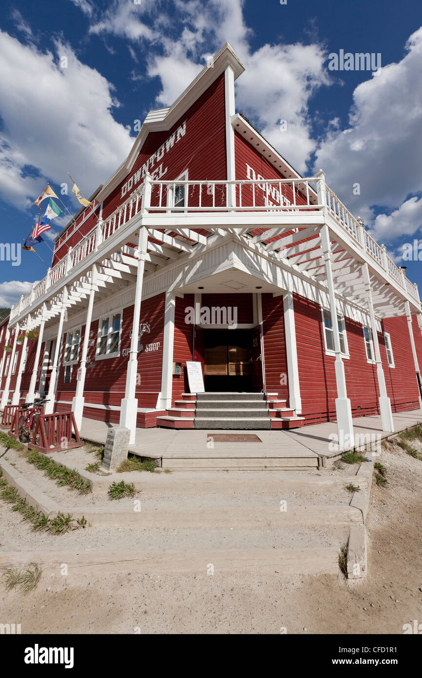 Downtown Hotel, Dawson City, Yukon, Canada Stock Photo Alamy