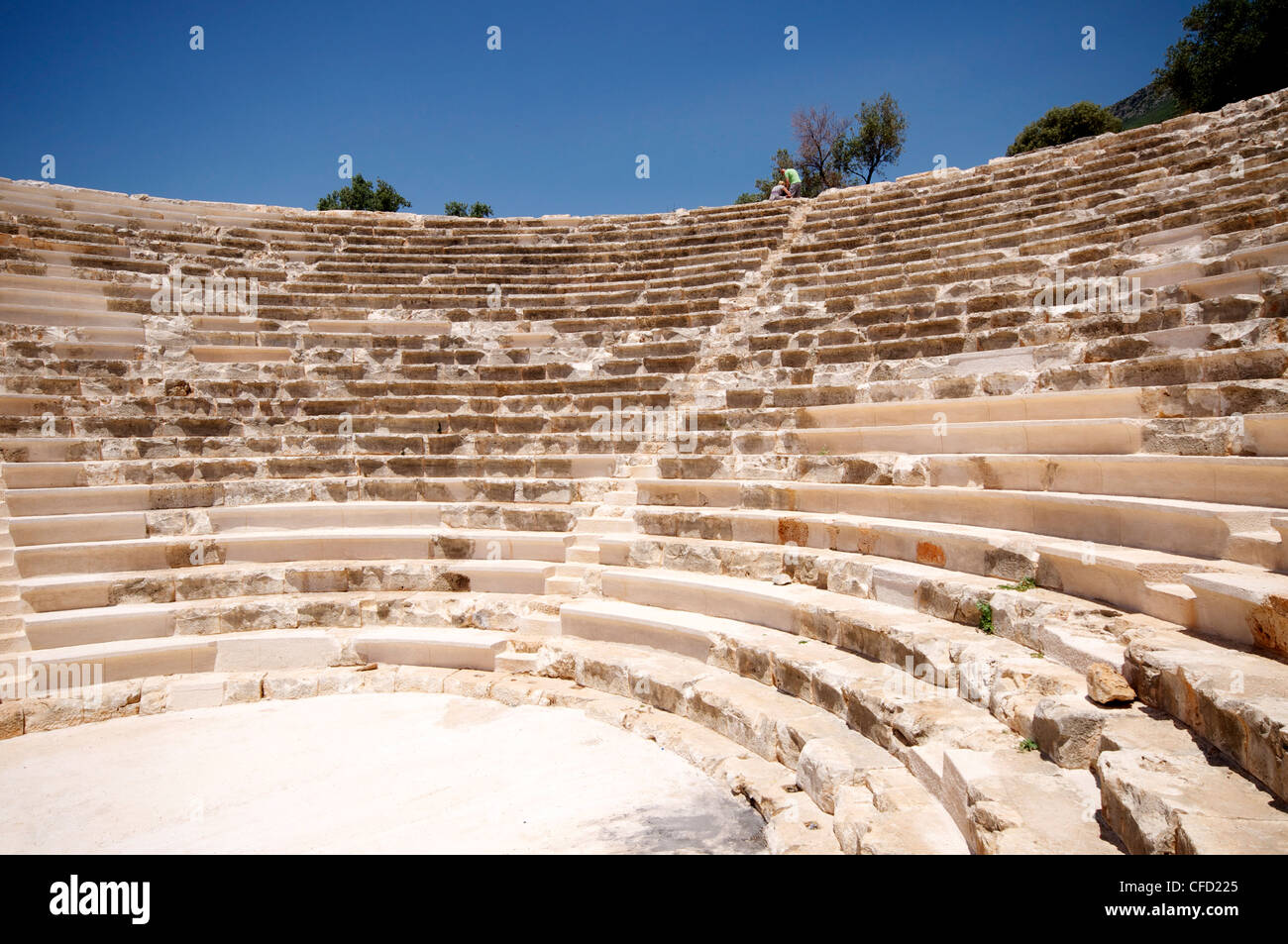 The Amphitheatre at Kas, the only Anatolian theatre to face the sea ...