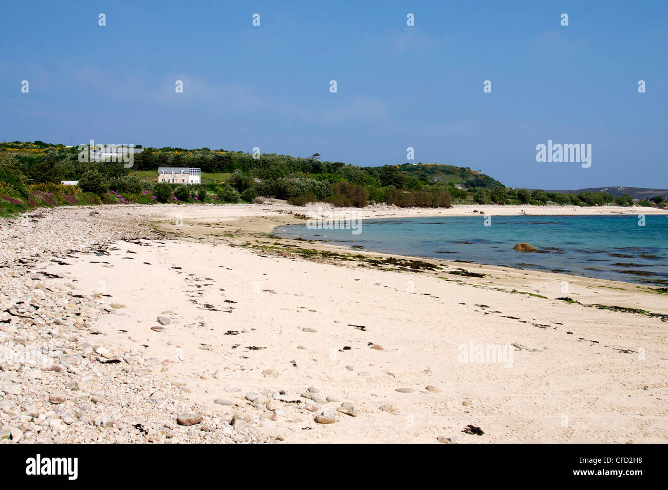 Green Bay, Bryher, Isles of Scilly, United Kingdom, Europe Stock Photo