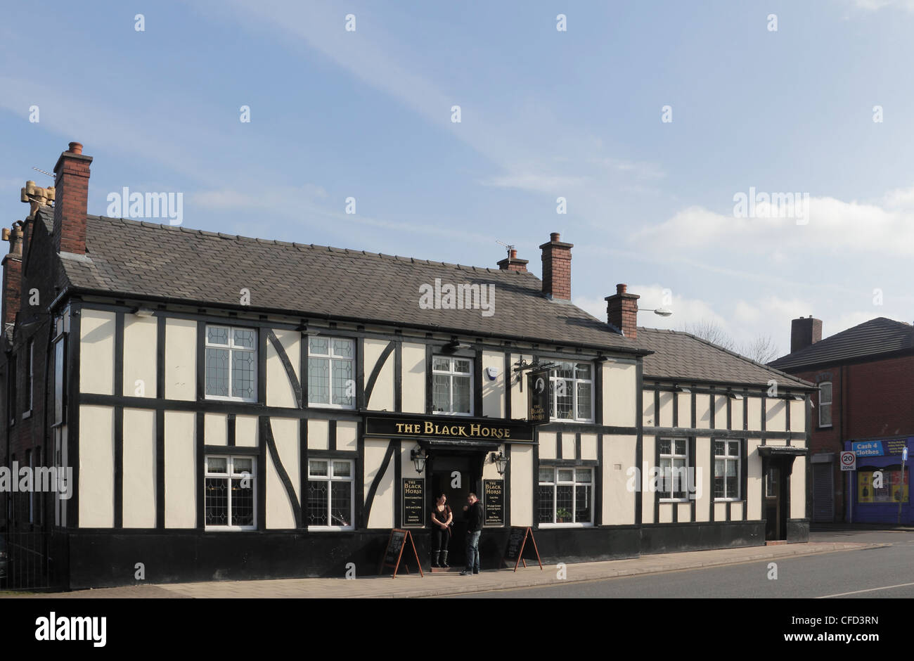 The Black Horse, Market Street, Farnworth. This is a pub set in in a