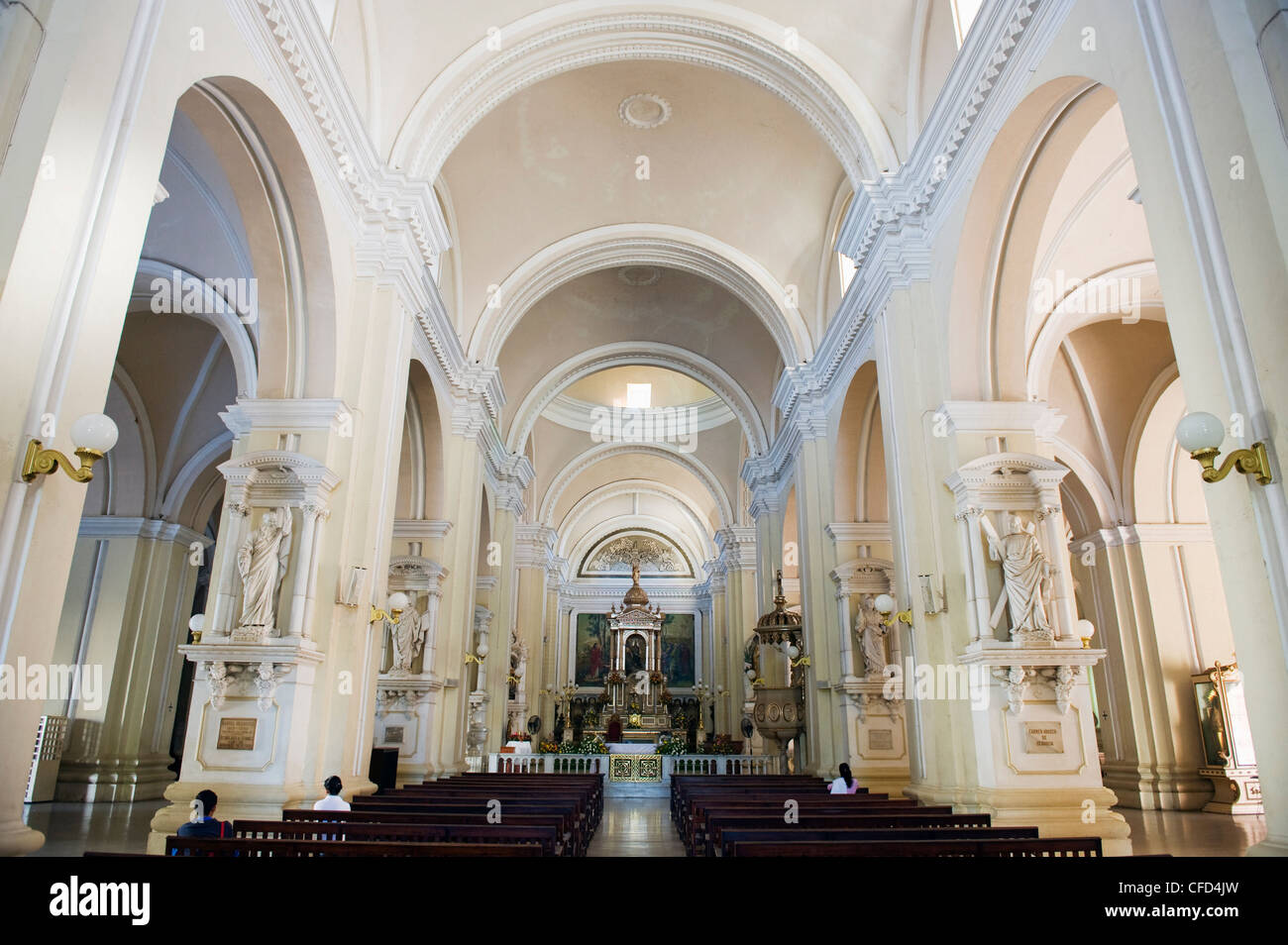 Leon Cathedral, Basilica de la Asuncion, Leon, Nicaragua, Central America Stock Photo