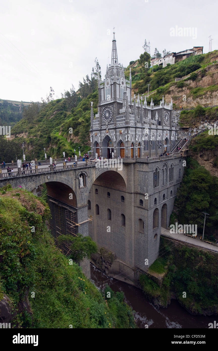Santuario de las Lajas, Ipiales, Colombia, South America Stock Photo