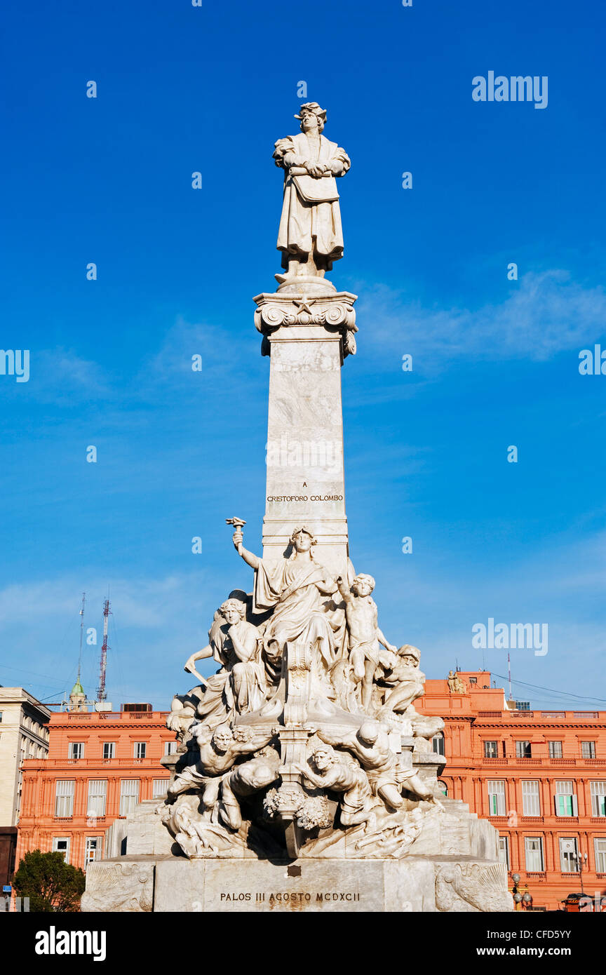 Monument to Christopher Columbus, Buenos Aires, Argentina, South