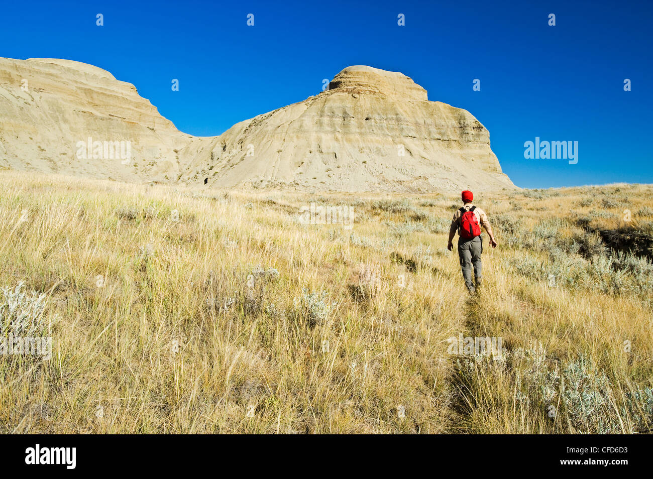 Hiking in the killdeer badlands hires stock photography and images Alamy