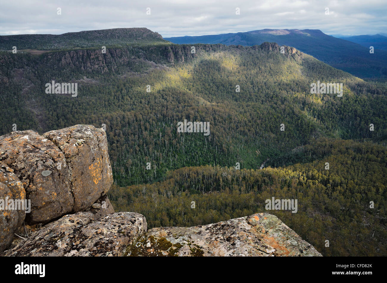 Devils Gullet, Great Western Tiers, Tasmania, Australia, Pacific Stock Photo