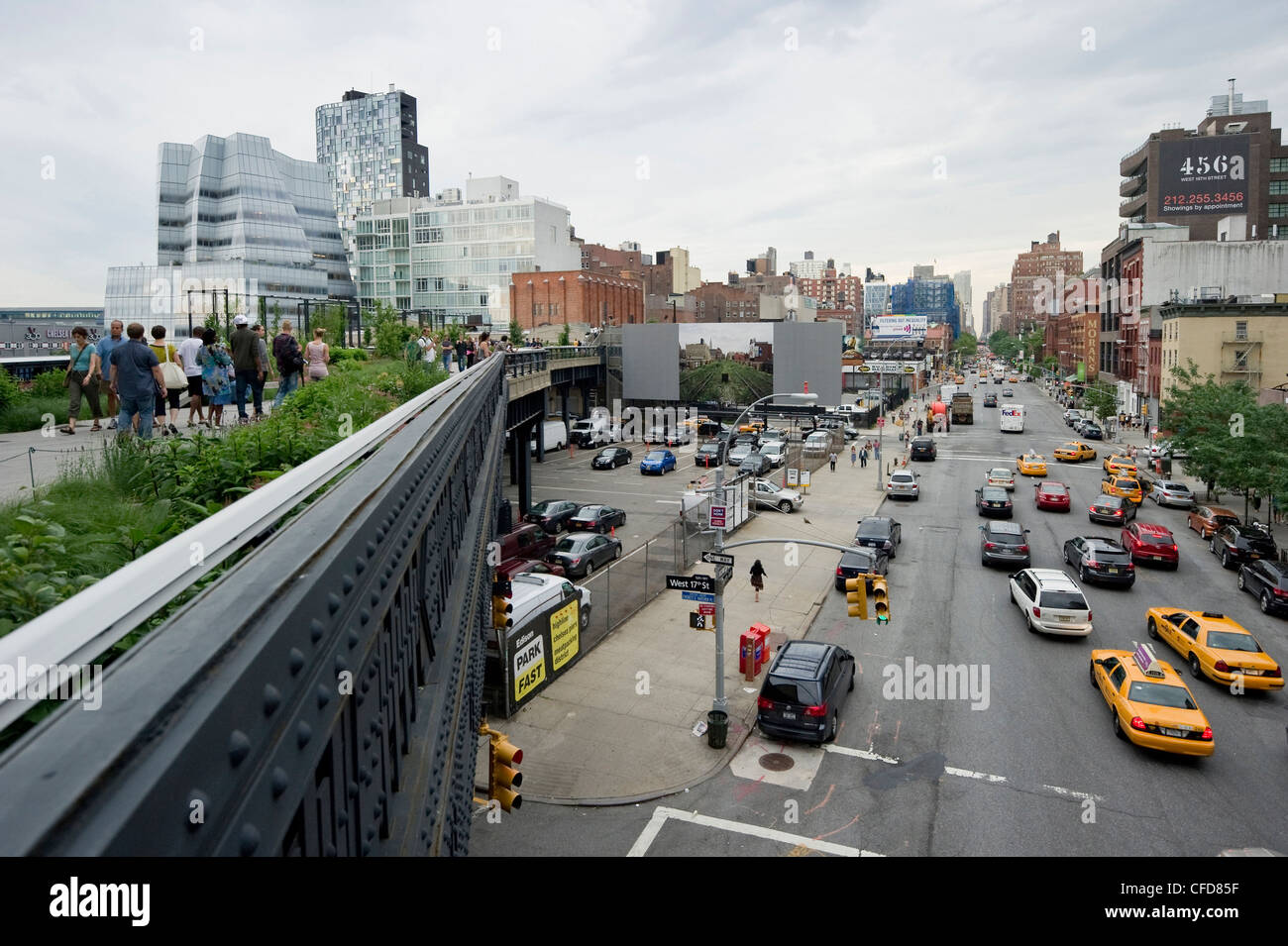 High Line Park, Chelsea, Manhattan, New York, USA Stock Photo