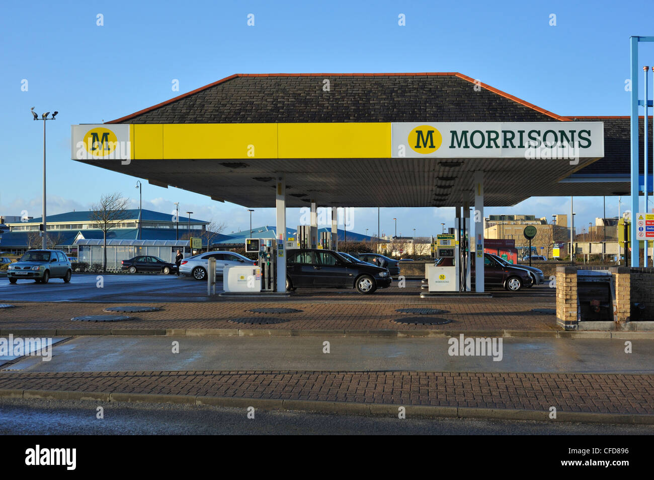 Morrisons petrol station hires stock photography and images Alamy