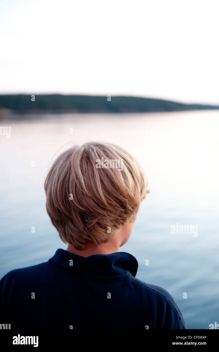 Boy in the sea hi-res stock photography and images - Alamy