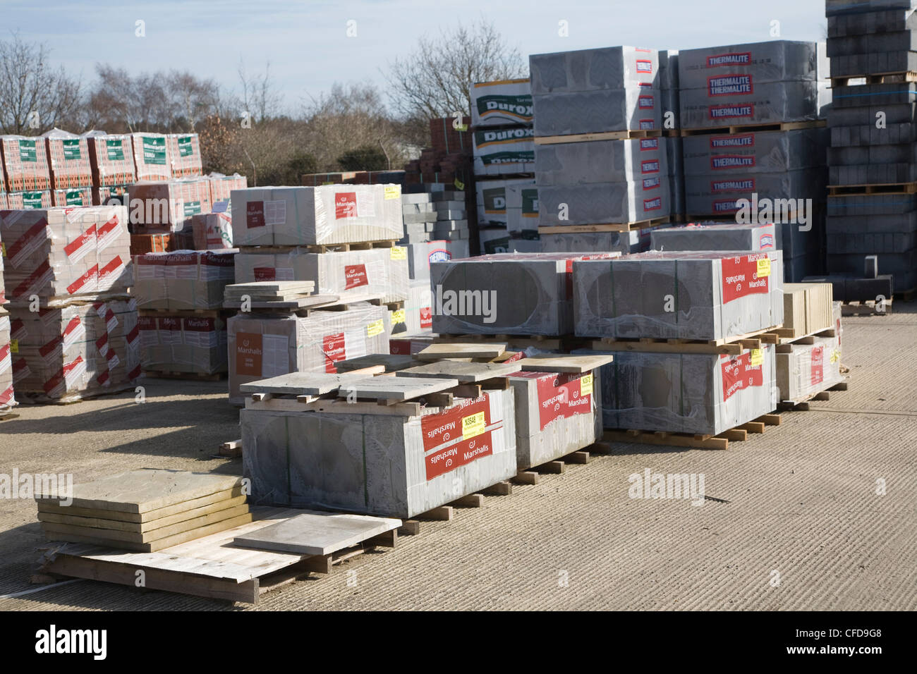 Builders yard materials hires stock photography and images Alamy