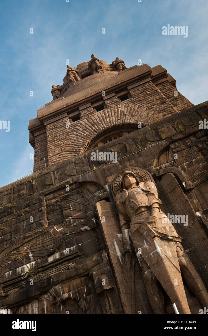 Monument to the Battle of the Nations, Leipzig, Saxony, Germany, Europe Stock Photo
