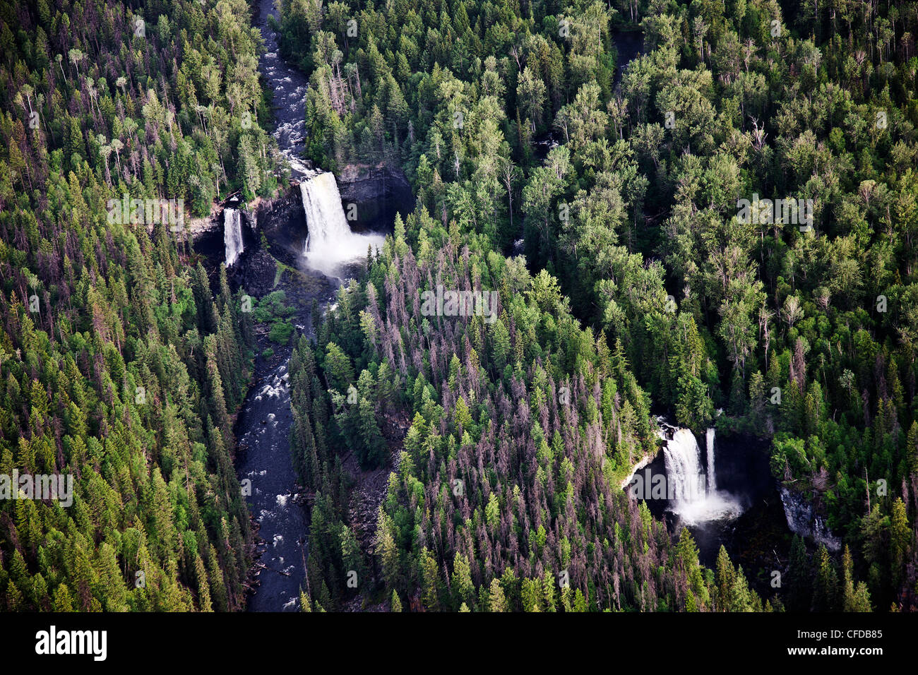 Canim Lake Falls in Wells Grey Provincial Park, British Columbia