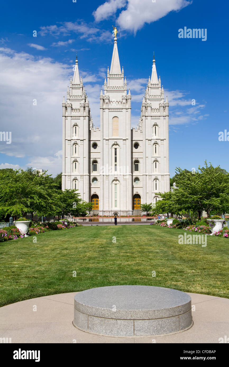 Mormon Temple on Temple Square, Salt Lake City, Utah, United States of