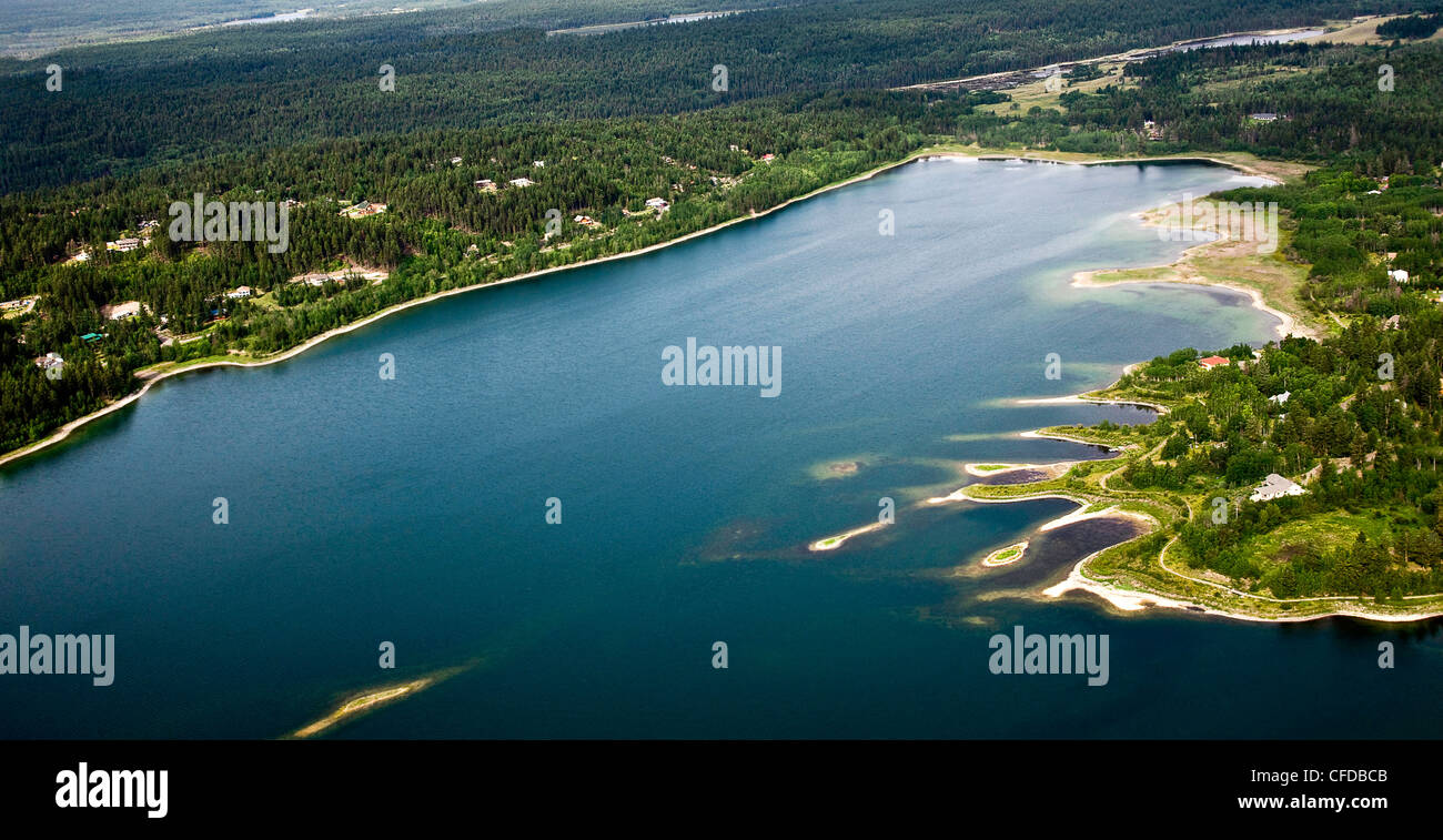 Aerial view of 108 Mile Ranch British Columbia, Canada Stock Photo Alamy