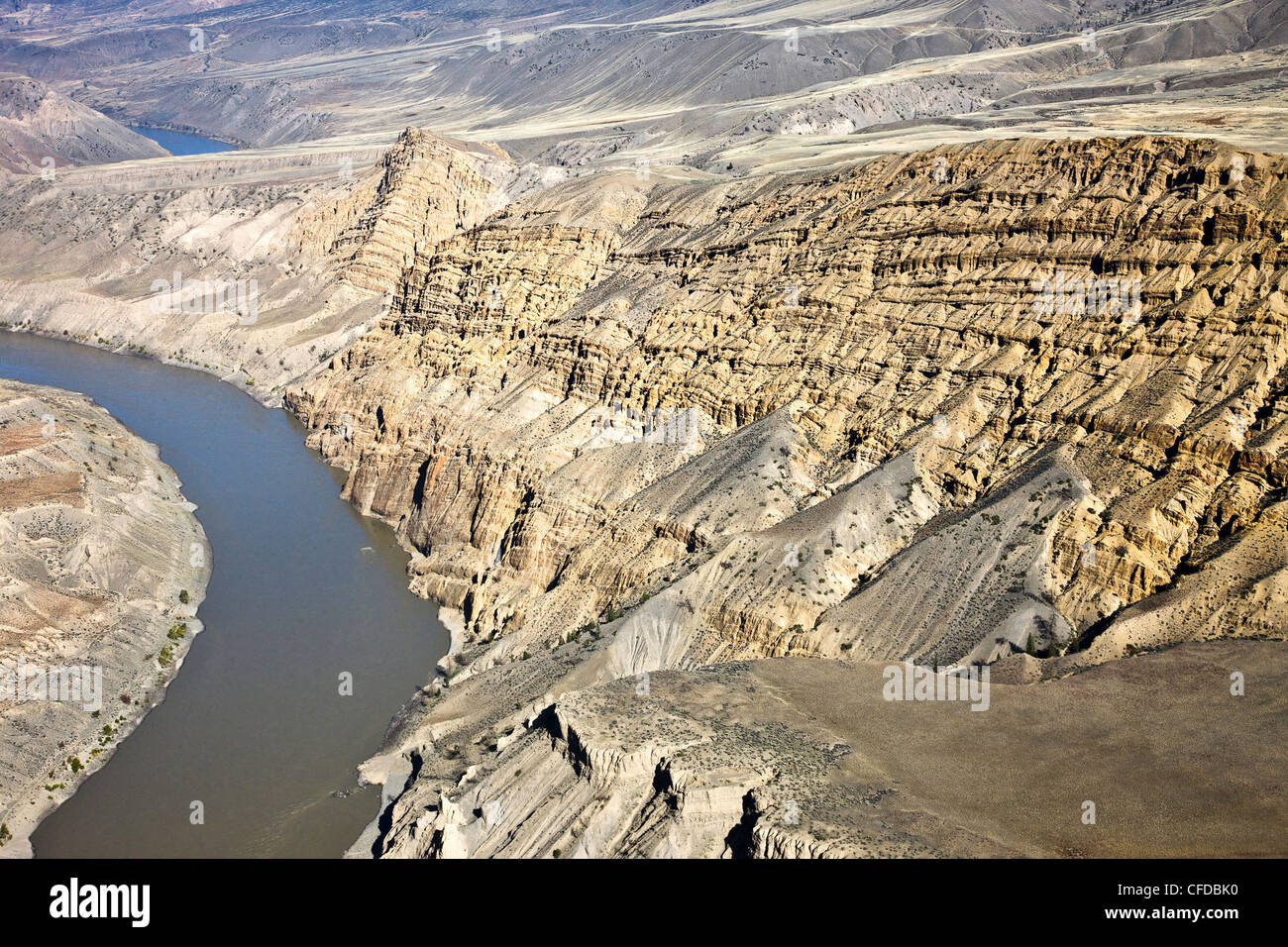 Aerial photography over the Cariboo region of British Columbia, Canada ...