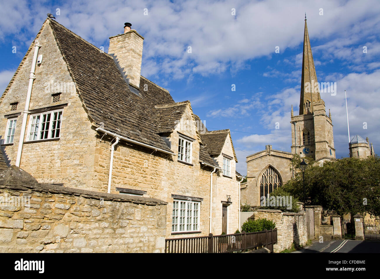 St. John the Baptist Church, Burford, Oxfordshire, Cotswolds, England ...