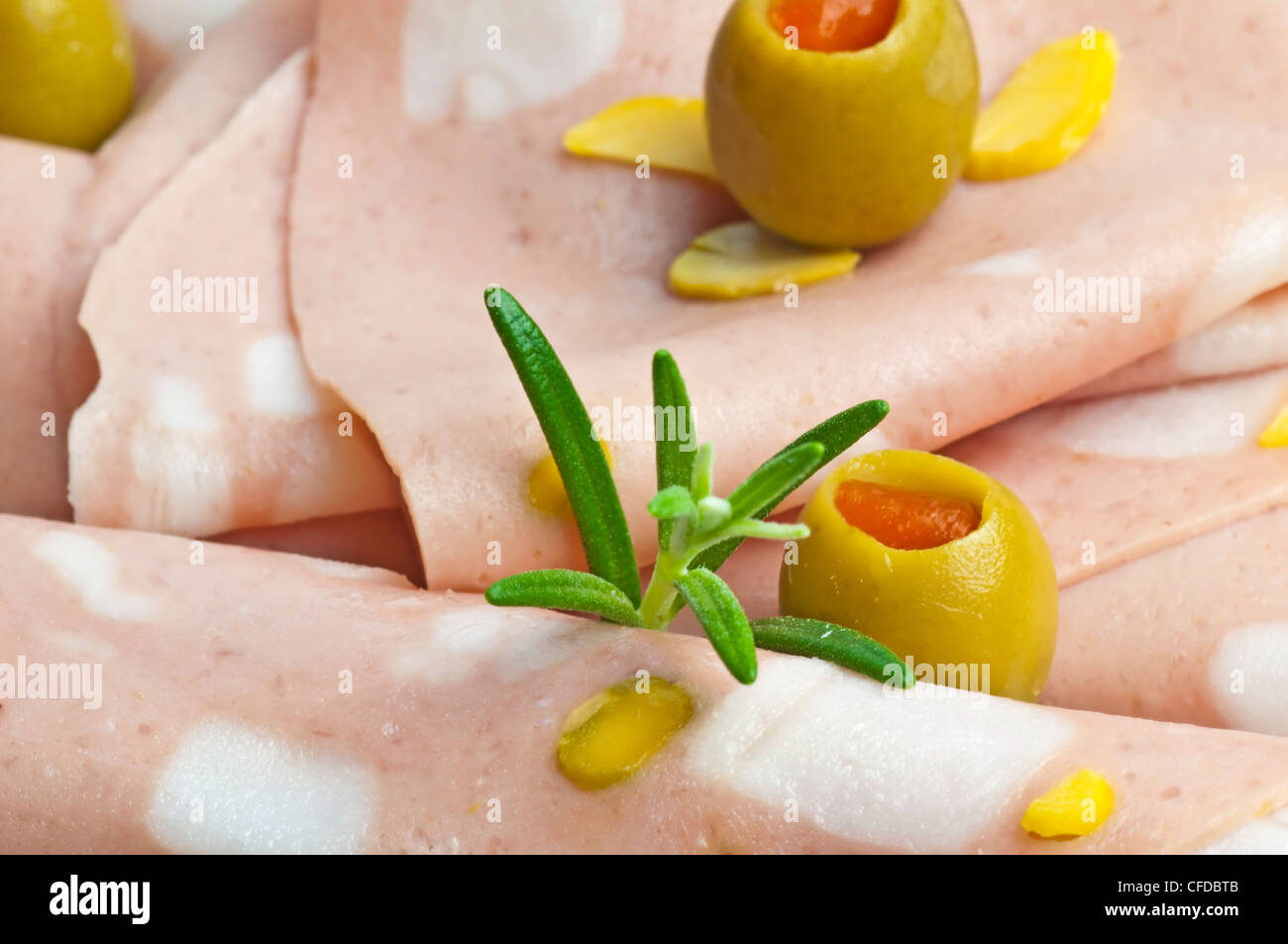 Mortadella sausage of Italy Stock Photo Alamy
