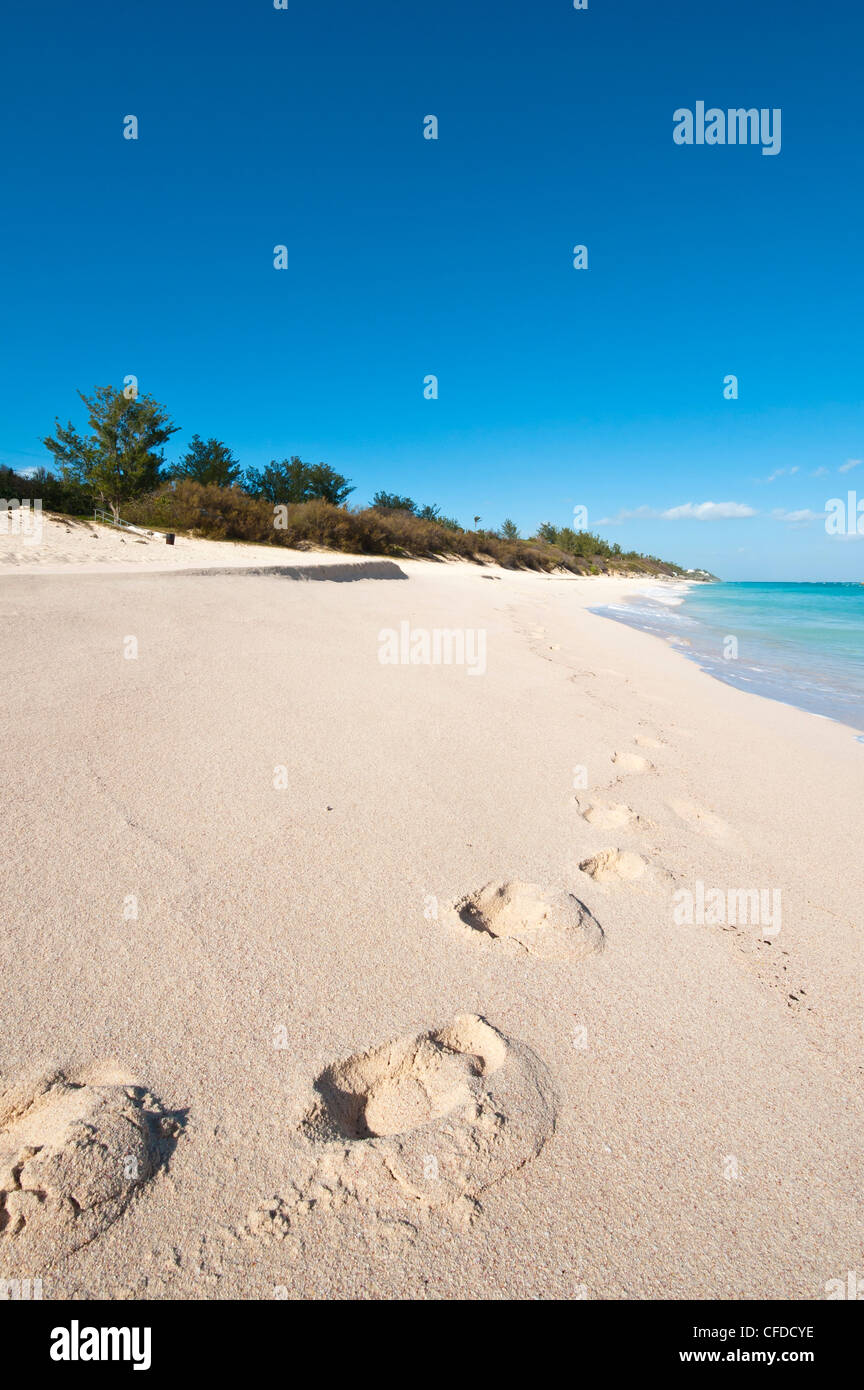 Warwick Long Bay, Jobson's Cove, Bermuda, Central America Stock Photo