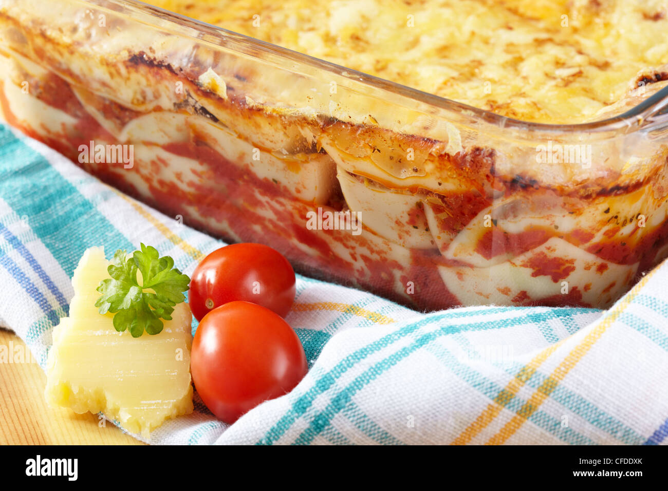 Lasagna Stock Photo