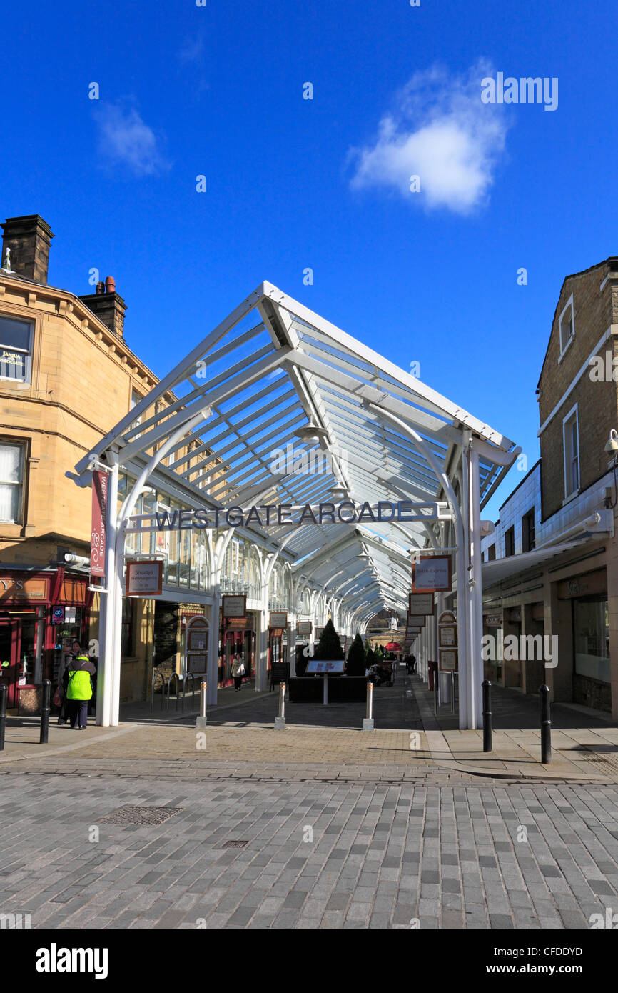 westgate arcade halifax stock photos westgate arcade halifax stock