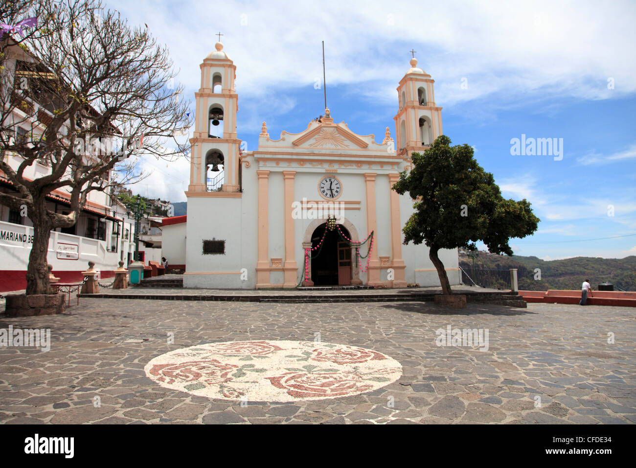 Guadalupe Chapel, Church of Ojeda, a major pilgrimage site, Taxco, Guerrero State, Mexico, Stock Photo