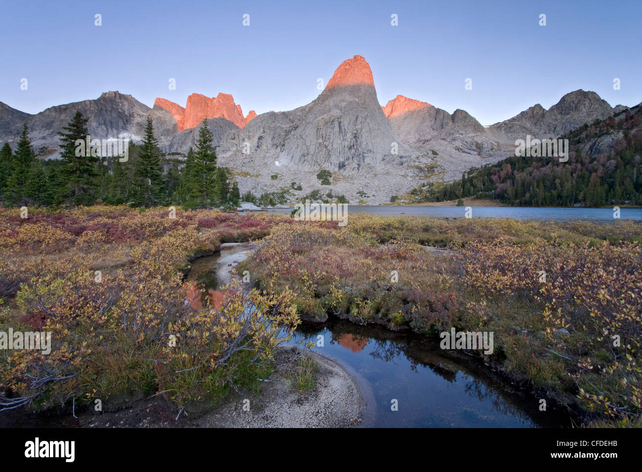 Trail to Basin, Wind River Range, Wyoming, United States of