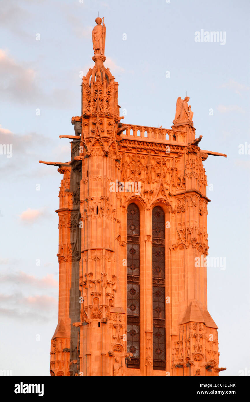 Saint Jacques tower, Paris, France, Europe Stock Photo