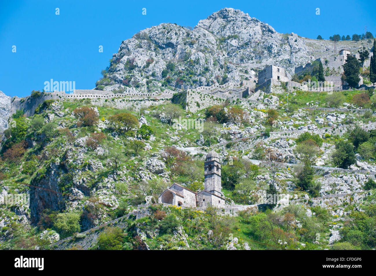 Kontor, UNESCO World Heritage Site, Montenegro, Europe Stock Photo