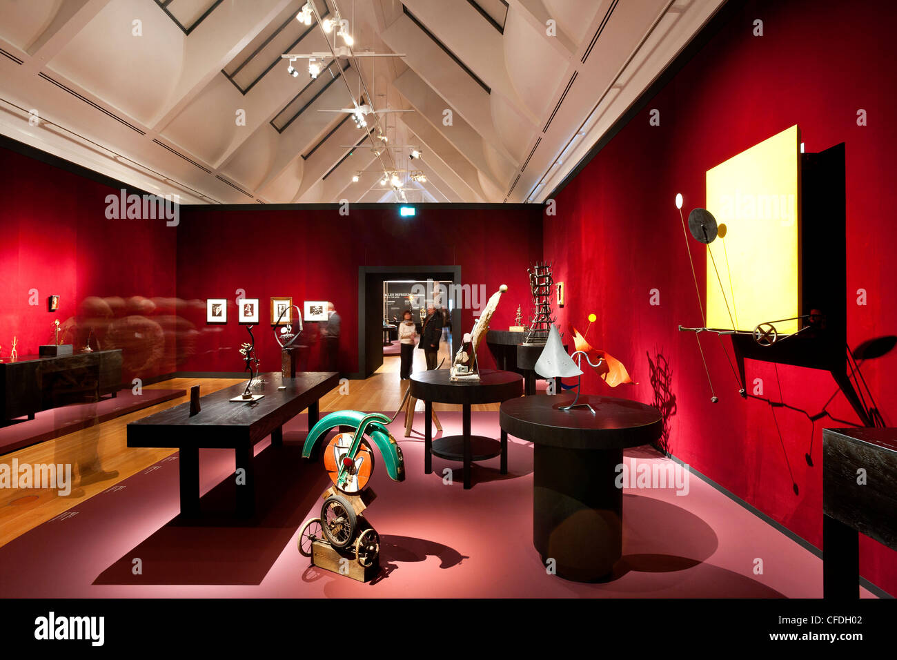Schirn Kunsthalle Frankfurt, Exhibition Surreale Dinge, Skulpturen und Objekte von Dali bis Man Ray, Frankfurt am Main, Hesse, G Stock Photo