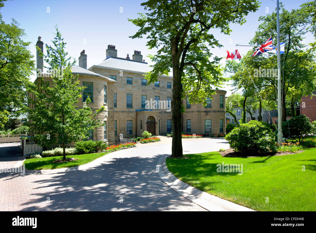 Government House, Halifax, Nova Scotia, Canada Stock Photo
