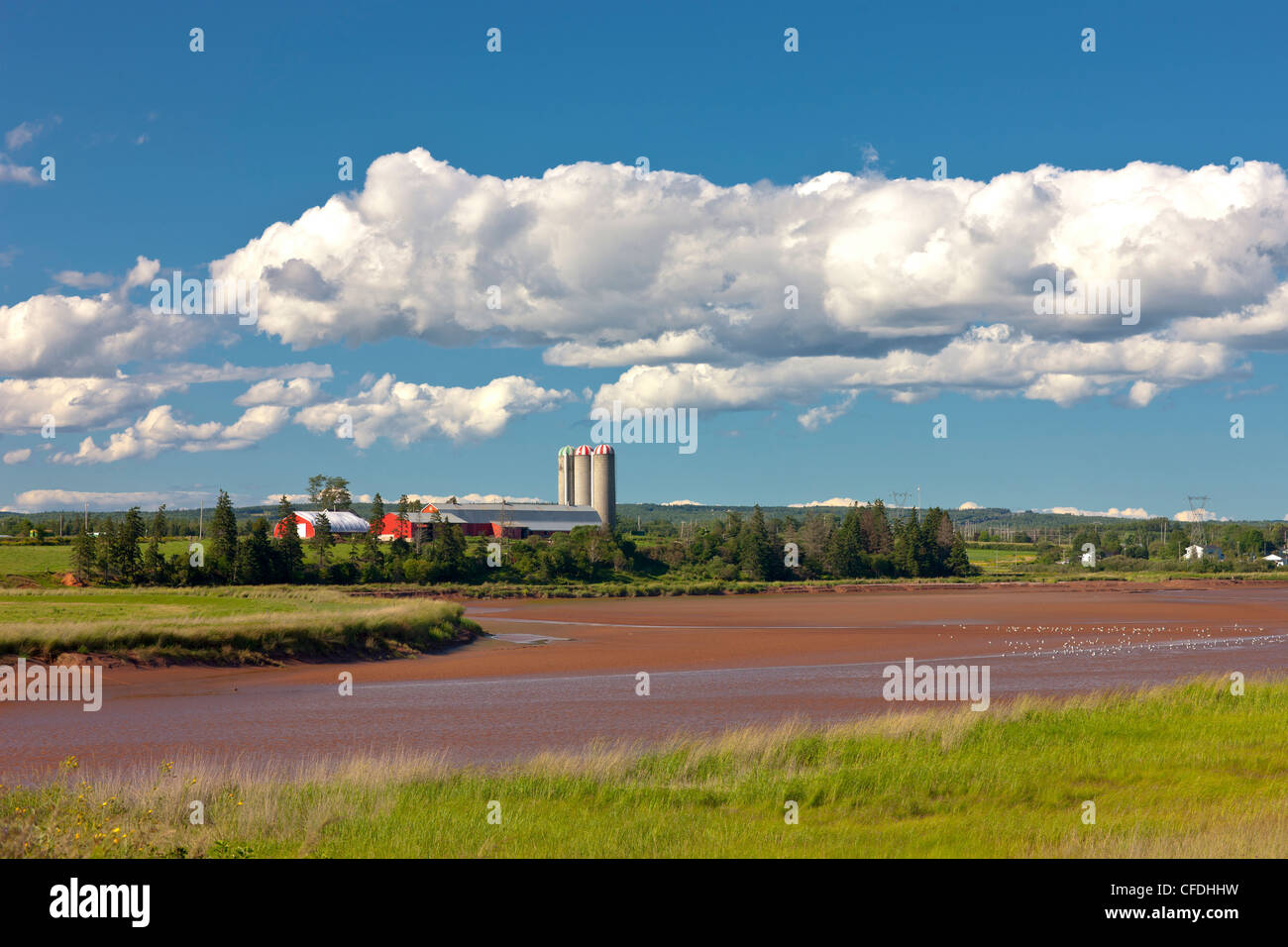 Schubenacadie River, Truro, Nova Scotia, Canada Stock Photo