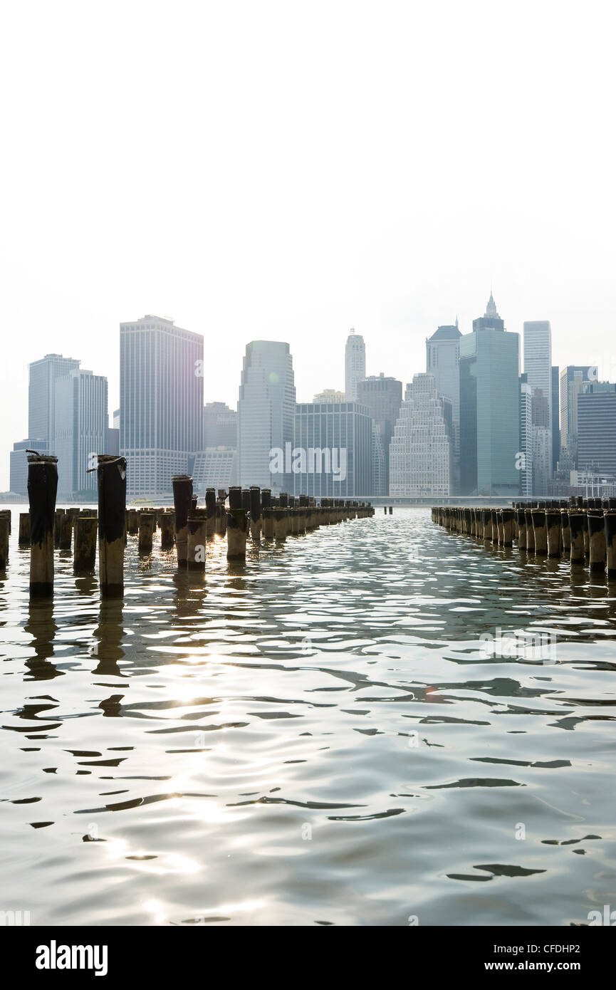 View of Downtown Manhattan, Manhattan, New York, USA, America Stock Photo