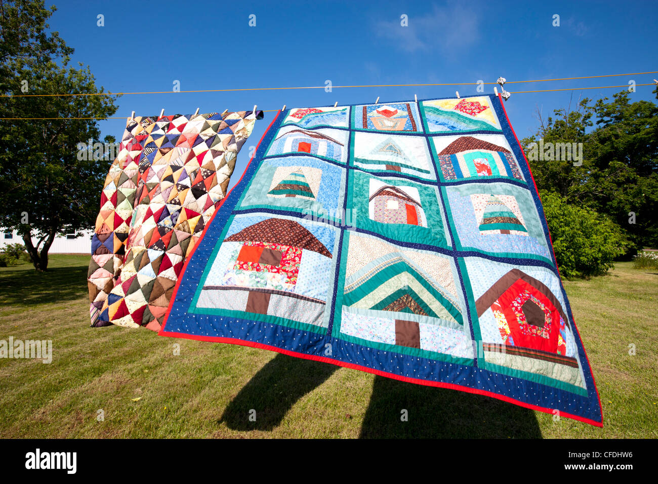 Quilts on line hires stock photography and images Alamy