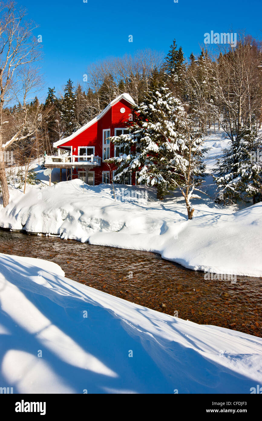 House covered in snow, folley River, Wentworth Valley, Nova Scotia, Canada Stock Photo Alamy