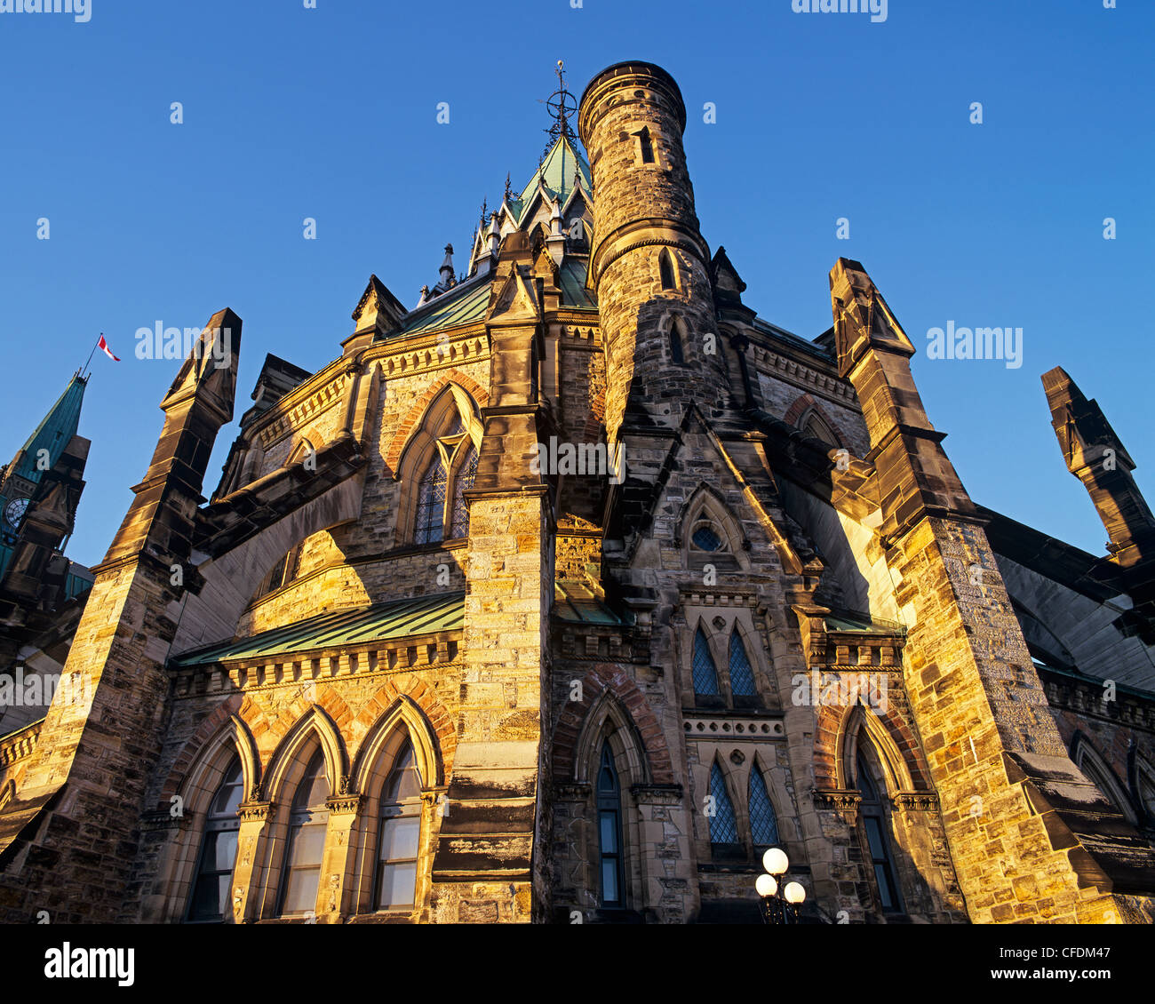 Library of Parliament, Parliament buildings, Ottawa, Ontario, Canada Stock Photo