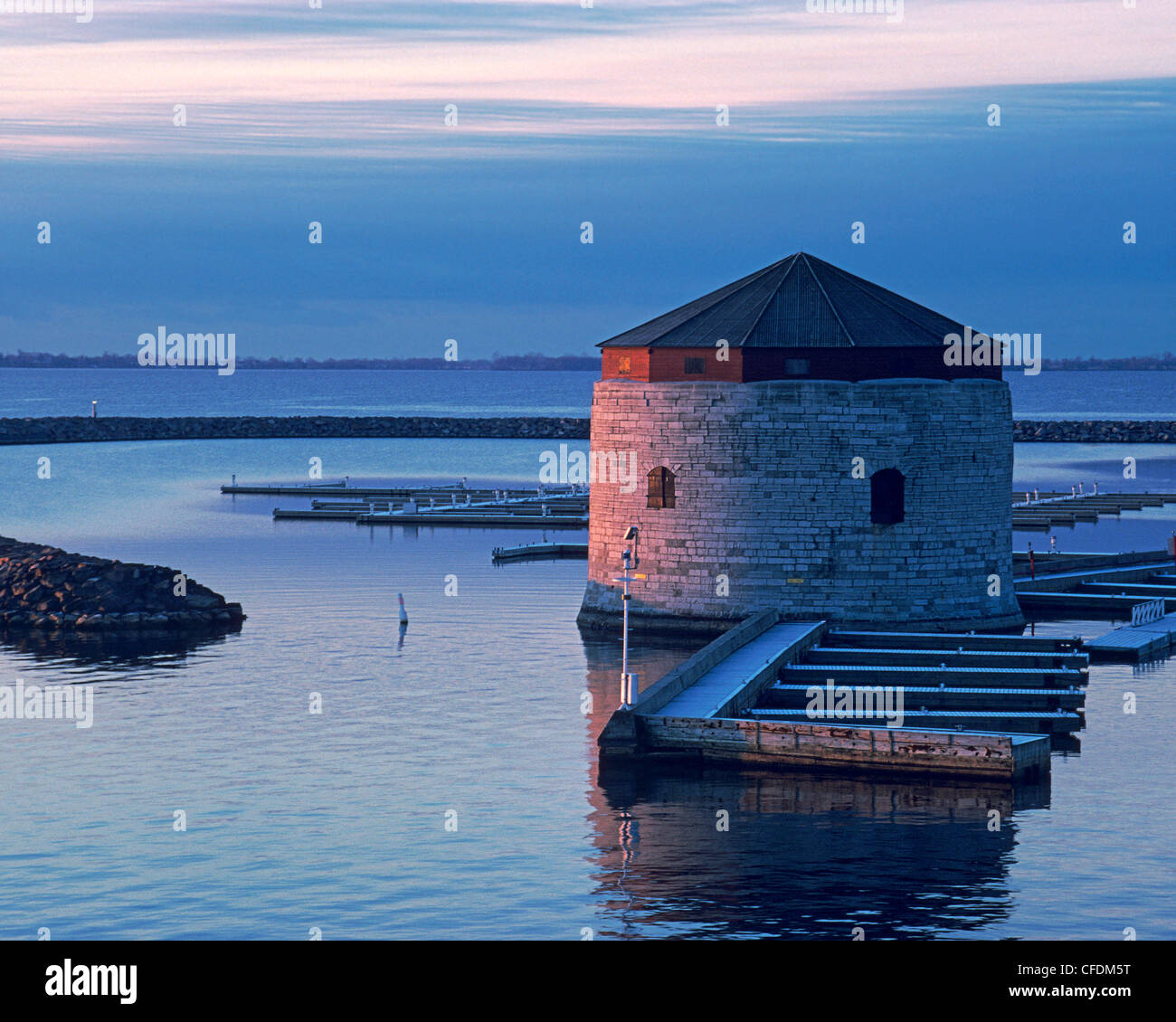 Shoal Tower, [Martello Tower] Kingston Fortifications National Historic Site, Kingston, Ontario, Canada Stock Photo