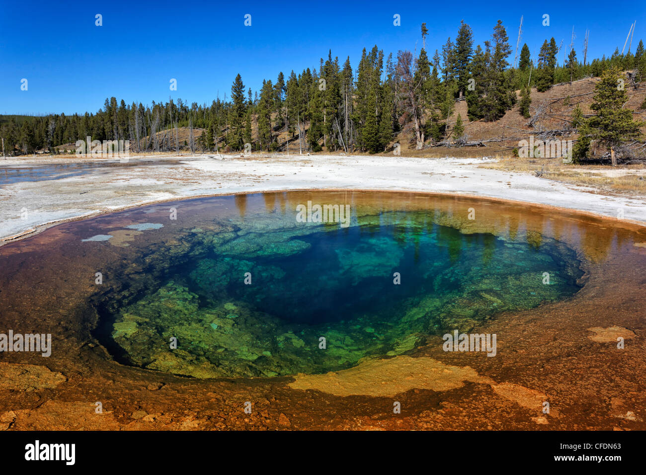 Beauty pool - Yellowstone national park Stock Photo