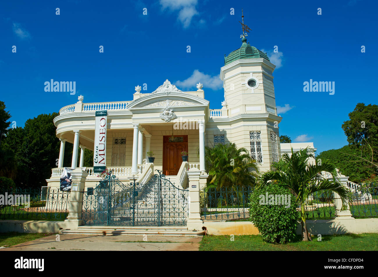 Burgess house, Paseo de Montejo, Merida, Yucatan State, Mexico, Stock Photo