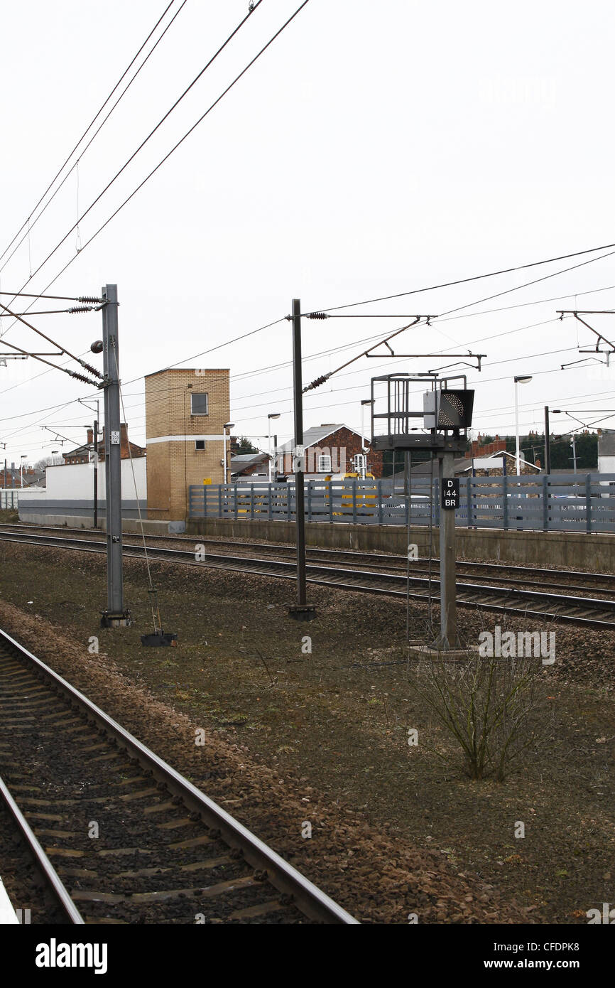 Railway at Retford Train Station, Retford, Lincolnshire, UK Stock Photo ...