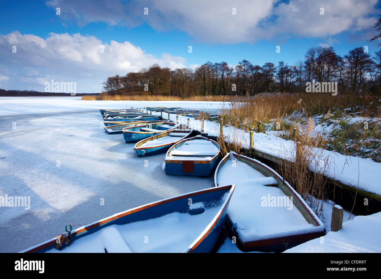 Broad Part Ormersby Little Broad, part of the Trinity Broads of the Norfolk Broads ...