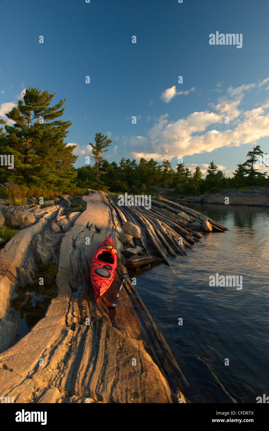 Snug Harbour, Franklin Island, Parry Sound, Geogian Bay, Lake Huron, Canadian Shield, Ontario, Canada Stock Photo