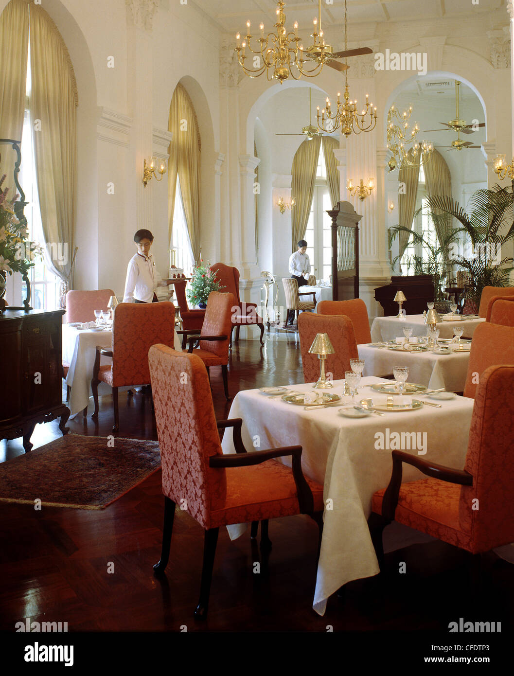 Dining Room Raffles Hotel Singapore Southeast Asia Asia