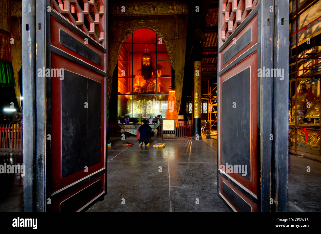 Qingyang Gong monastery temple complex, Chengdu, Sichuan, China, Asia Stock Photo