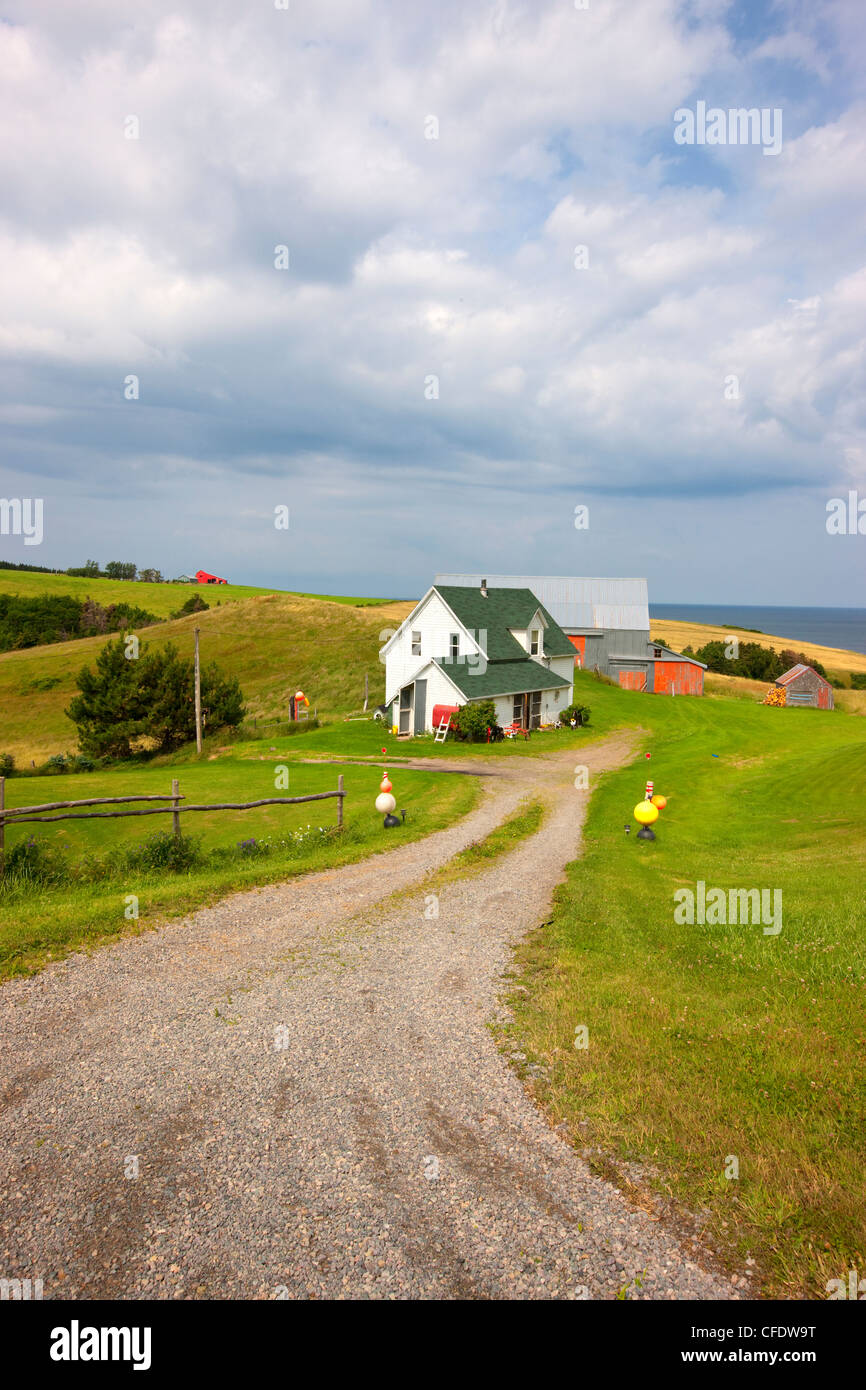 Farm, Little Mabou, Cape Breton, Nova Scotia, Canada Stock Photo Alamy
