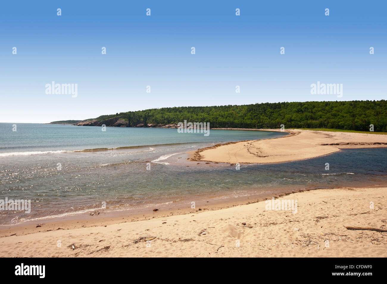 Neil's Harbour Beach, Cape Breton Highlands, Nova Scotia, Canada Stock Photo Alamy