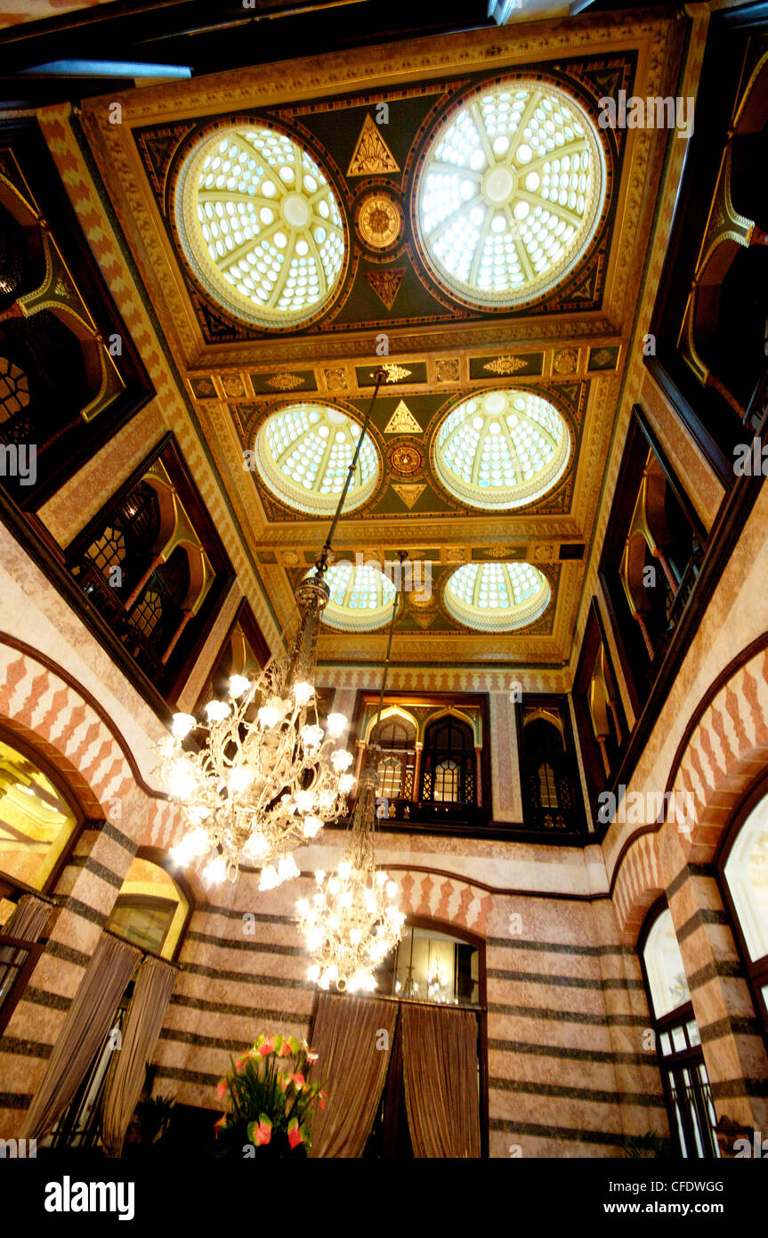 The Tea Room, Pera Palace Hotel, Istanbul, Turkey, Europe Stock Photo