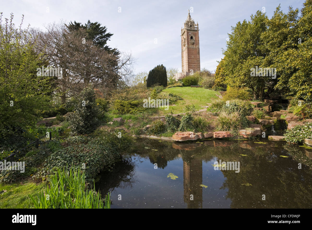 Cabot Tower, Brandon Hill Park, Bristol, Avon, England, United Kingdom, Europe Stock Photo