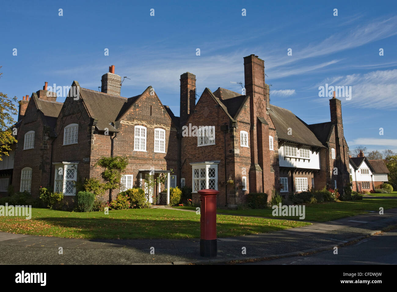 Port Sunlight Museum and Garden Village, Port Sunlight, Merseyside, England, United Kingdom, Europe Stock Photo
