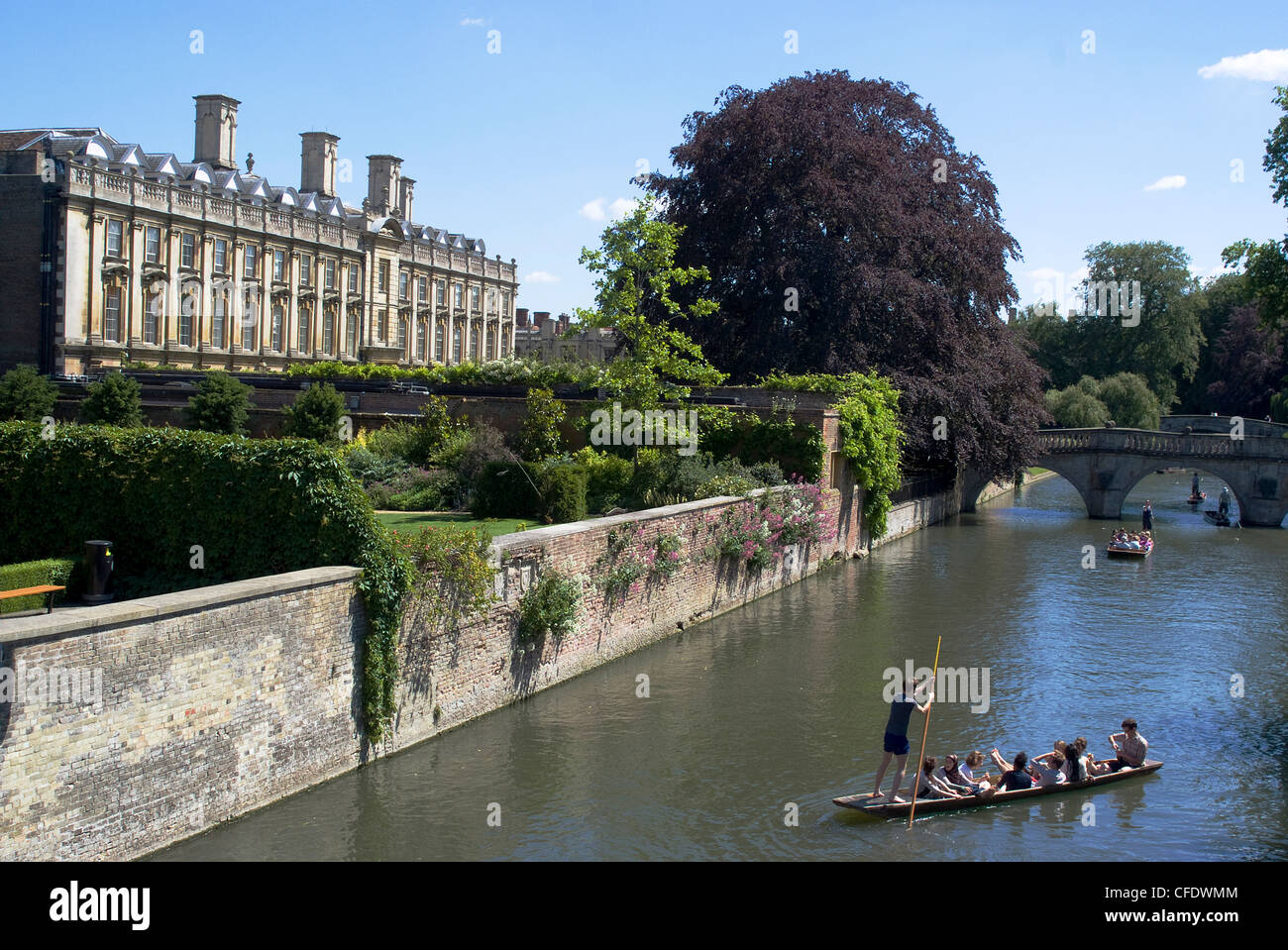 Clare College, Cambridge, Cambridgeshire, England, United Kingdom, Europe Stock Photo