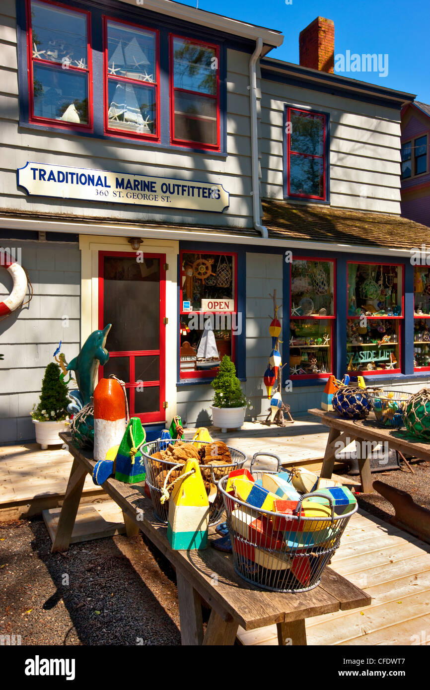 Traditional Marine Outfitters, Annapolis Royal, Nova Scotia, Canada Stock Photo Alamy